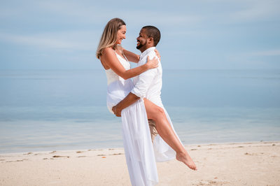 Jamaica Beach Engagement photographer