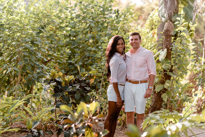 interracial couple engaged in Montego Bay Jamaica