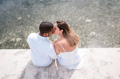 Montego Bay beach engagement photography