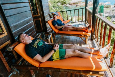 Elizabeth + Jake at Tensing Pen, Negril, Jamaica