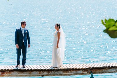 Elizabeth + Jake at Tensing Pen, Negril, Jamaica