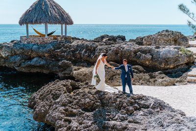 Elizabeth + Jake at Tensing Pen, Negril, Jamaica