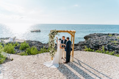 Elizabeth + Jake at Tensing Pen, Negril, Jamaica