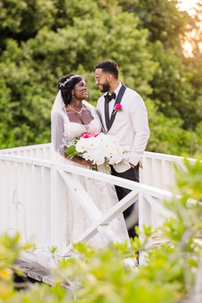 A Golden Gaze on the Bridge at Half Moon Resort Jamaica