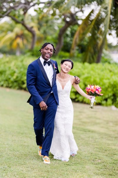 couple walking and enjoying themself