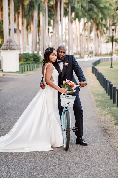 Half Moon Resort Jamaica Wedding Portrait