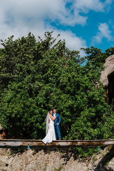 Elizabeth + Jake at Tensing Pen, Negril, Jamaica