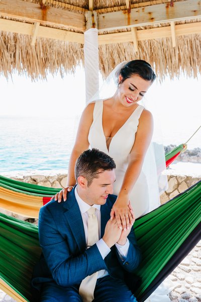 Elizabeth + Jake at Tensing Pen, Negril, Jamaica