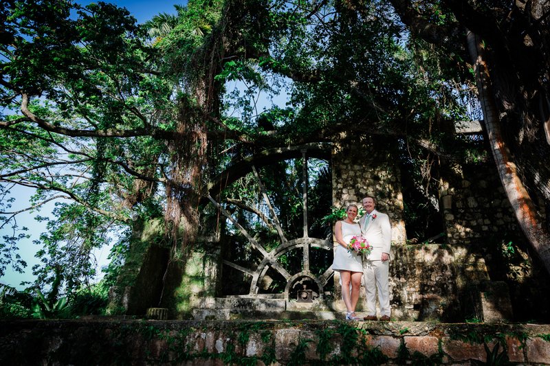 Ann Marie and Bishop's wedding at Tryall Club, Jamaica