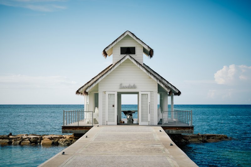 Couple on the beach at Sandals Montego Bay