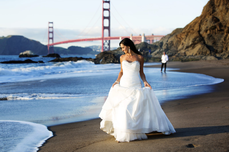 Baker Beach Wedding San Francisco Ca Destination Wedding