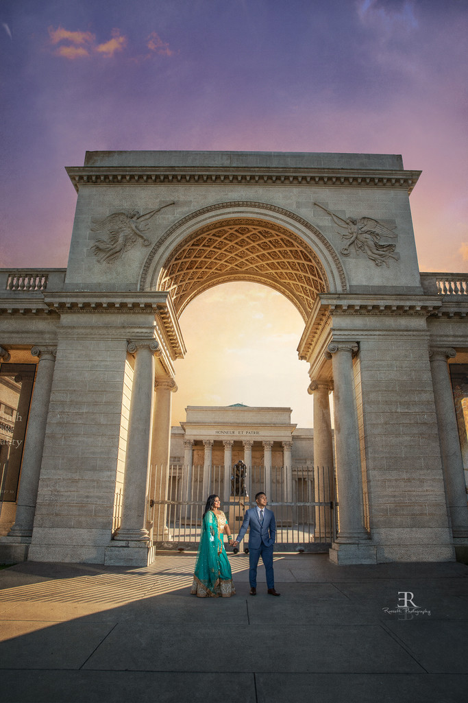 Legion of Honor San Francisco Engagement session 