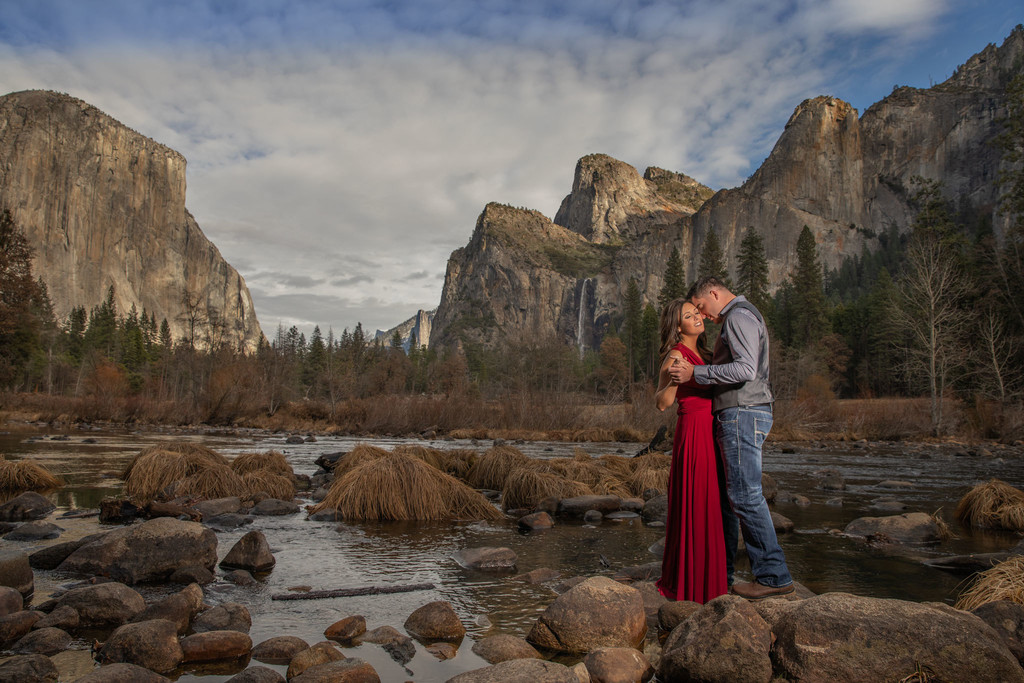 Yosemite Valley Engagement Session Valley View