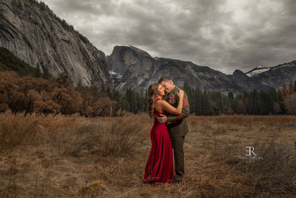 Yosemite Engagement photographer Half Dome
