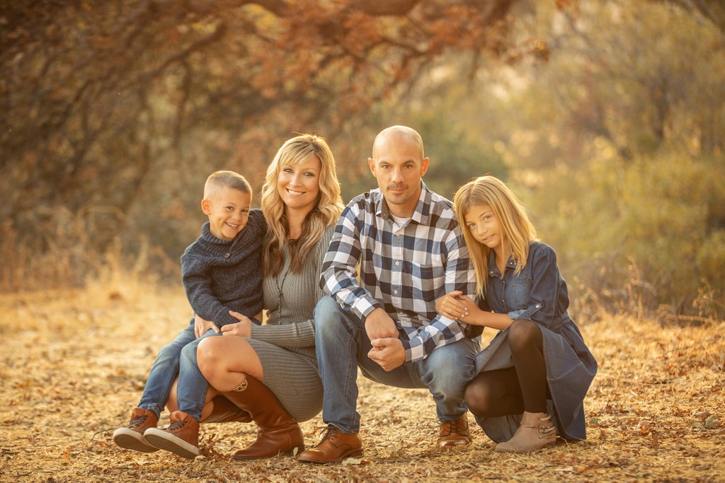 Bay Area Fall Family Portraits | Golden Autumn Family Photography