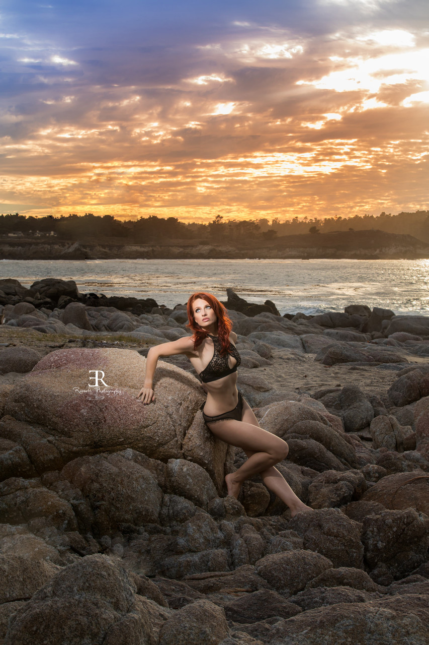 Carmel Beach Boudoir Photography | Outdoor Boudoir Session in Carmel California