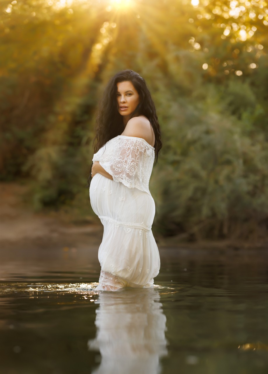 San Francisco Bay Area Water Maternity Photography | Beach Pregnancy Portrait Session