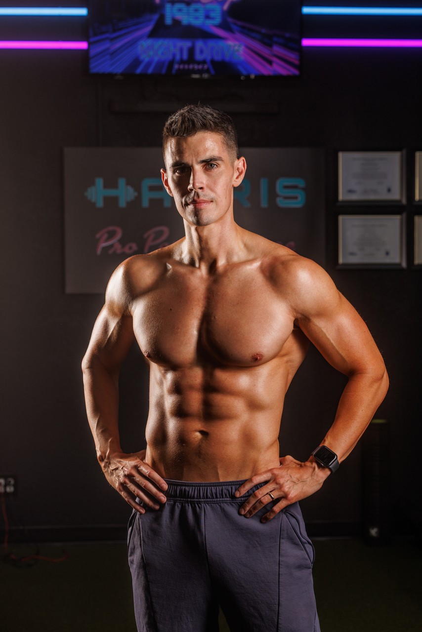 Roseville Fitness Photographer – Dramatic Athletic Portrait of Aaron Harris