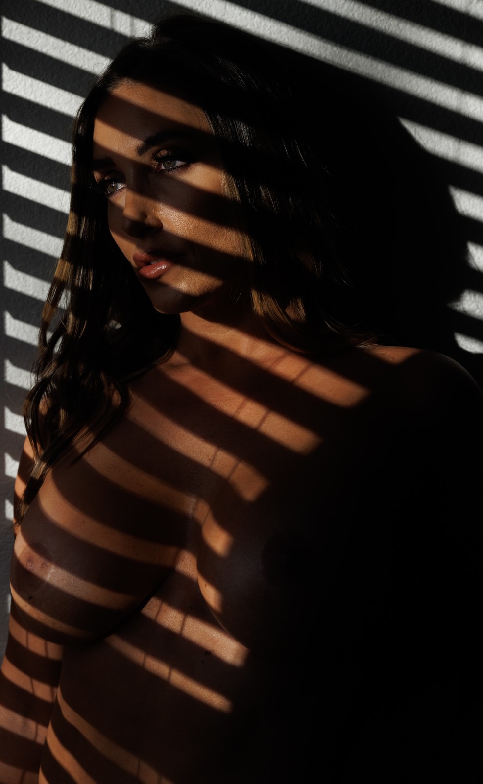 Bay Area Boudoir Photographer | Natural Light Shadow Bodyscape