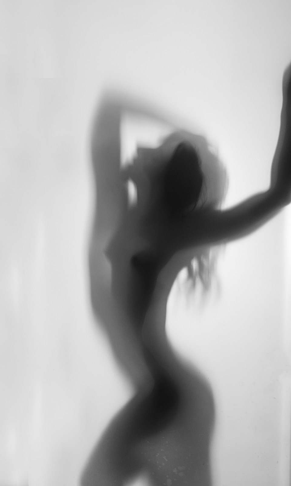 Bay Area Boudoir Photographer | Shower Silhouette Fine Art
