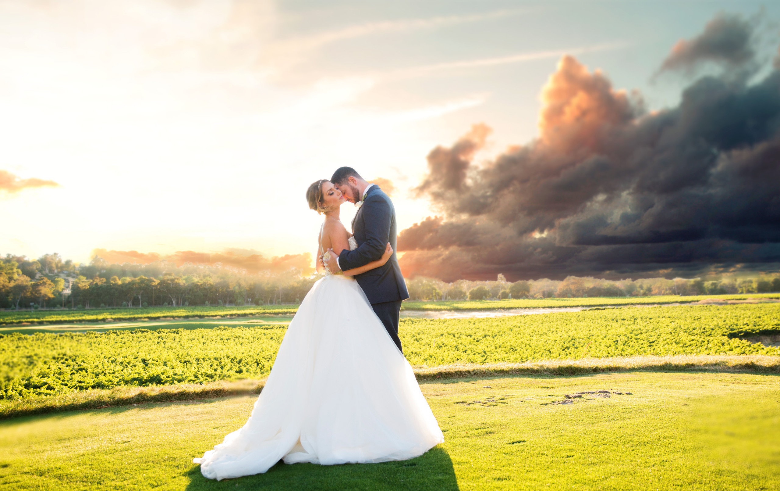 Hole Number 7 Wente Golf Course Wedding Sunset Rossetti Photography The Premier Wedding 0498