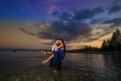 Engagement photos in Lake Tahoe 