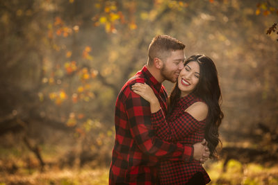Outdoor Fall Engagement sessions in San Francisco Bay area 