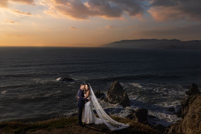 Lands end wedding San Francisco Bay Area wedding photographer 