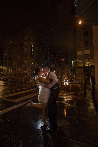 Night Wedding Photos in San Francisco 