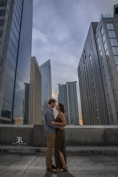 Uptown Charlotte Engagement Session 
