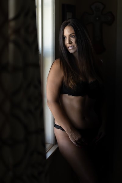 Natural Light Boudoir Photography by Window | Bay Area Boudoir Photographer