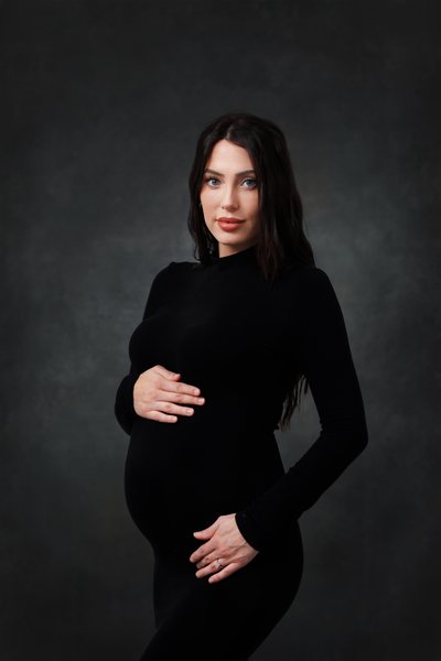 Megan Fox Inspired Maternity Photography | Bay Area Studio Portrait