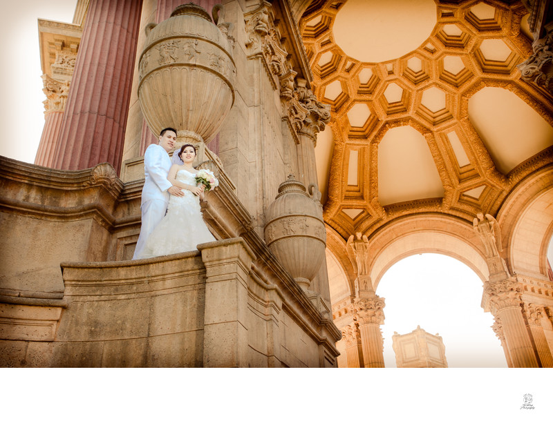 Elopement at Palace of Fine Arts: Architecture & Drama