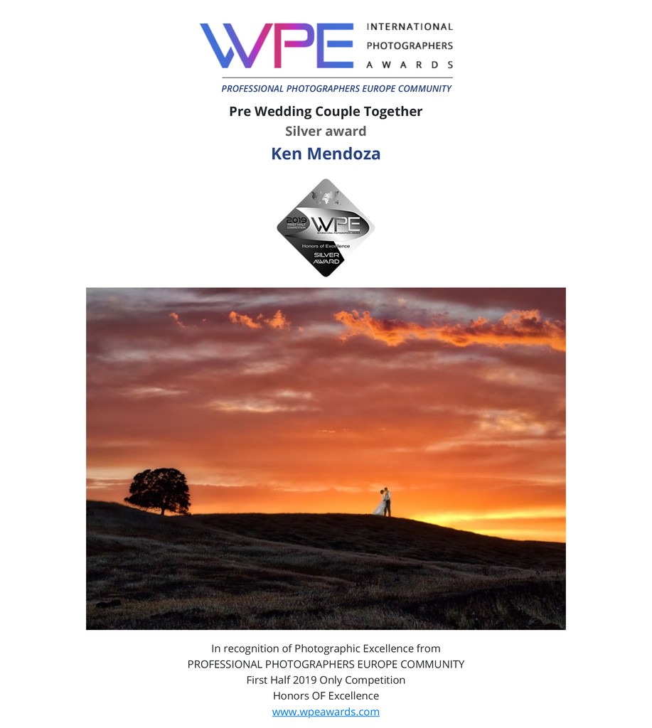 WPE - International Photographers Awards - Couple sunset sierra foothills