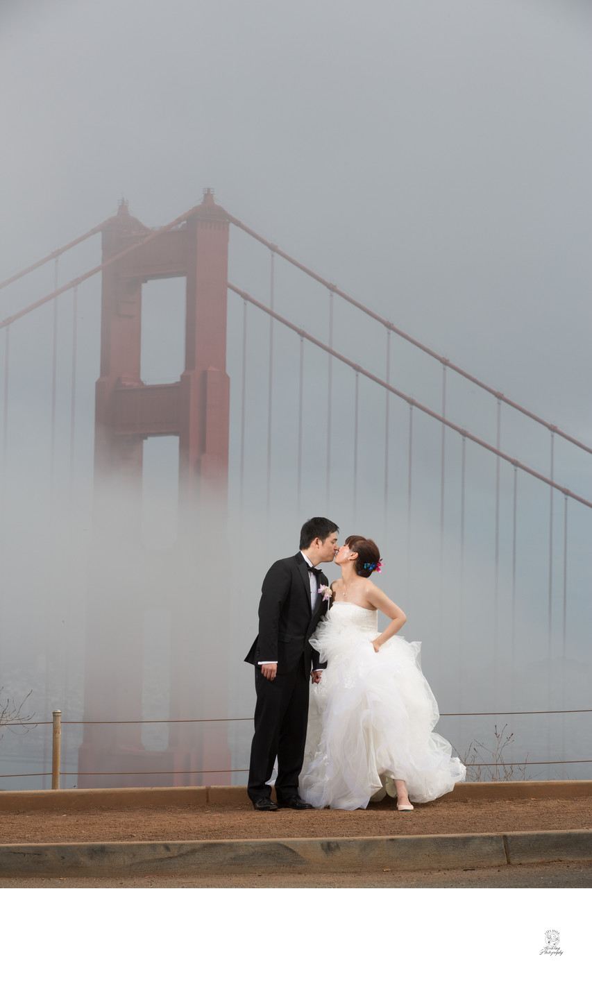 A Kiss in the Fog Golden Gate Bridge