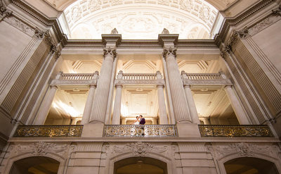 Grand City Hall Balcony Pose: A San Francisco Gem