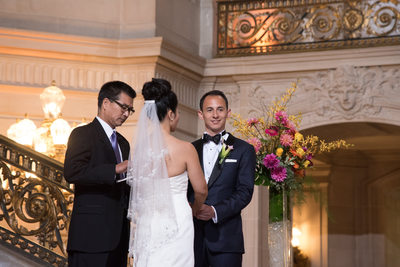 Ceremony in Grand Staircase -Saturday Wedding