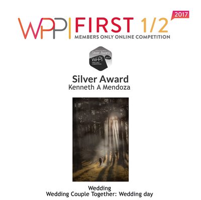 WPPI Silver Award 2017 Wedding Couple Together