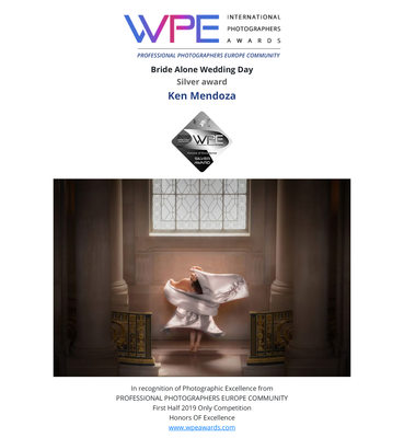 WPE - International Photographers Awards - Certificate delivered to Ken Mendoza