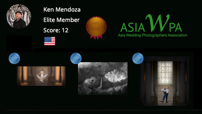 K.Mendoza Elite Award-Winning Photographer Asia Weddong Photography Cpmpetition