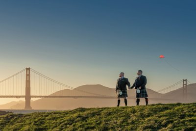 LGBTQ Wedding Golden Gate Bridge