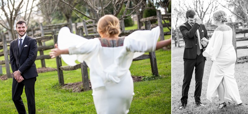 Ironstone Ranch wedding first look