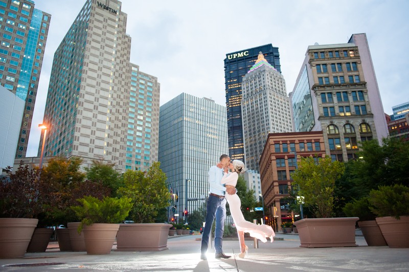 convention center pittsburgh engagement photos