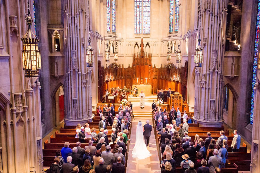 heinz chapel wedding ceremony photos