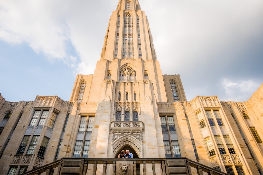 Cathedral of Learning University of Pittsburgh Wedding Pictures