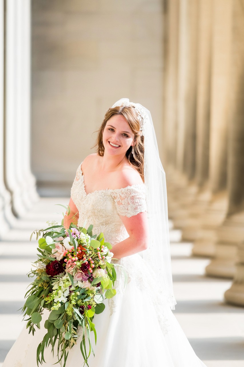 Mellon Institute Columns Bride