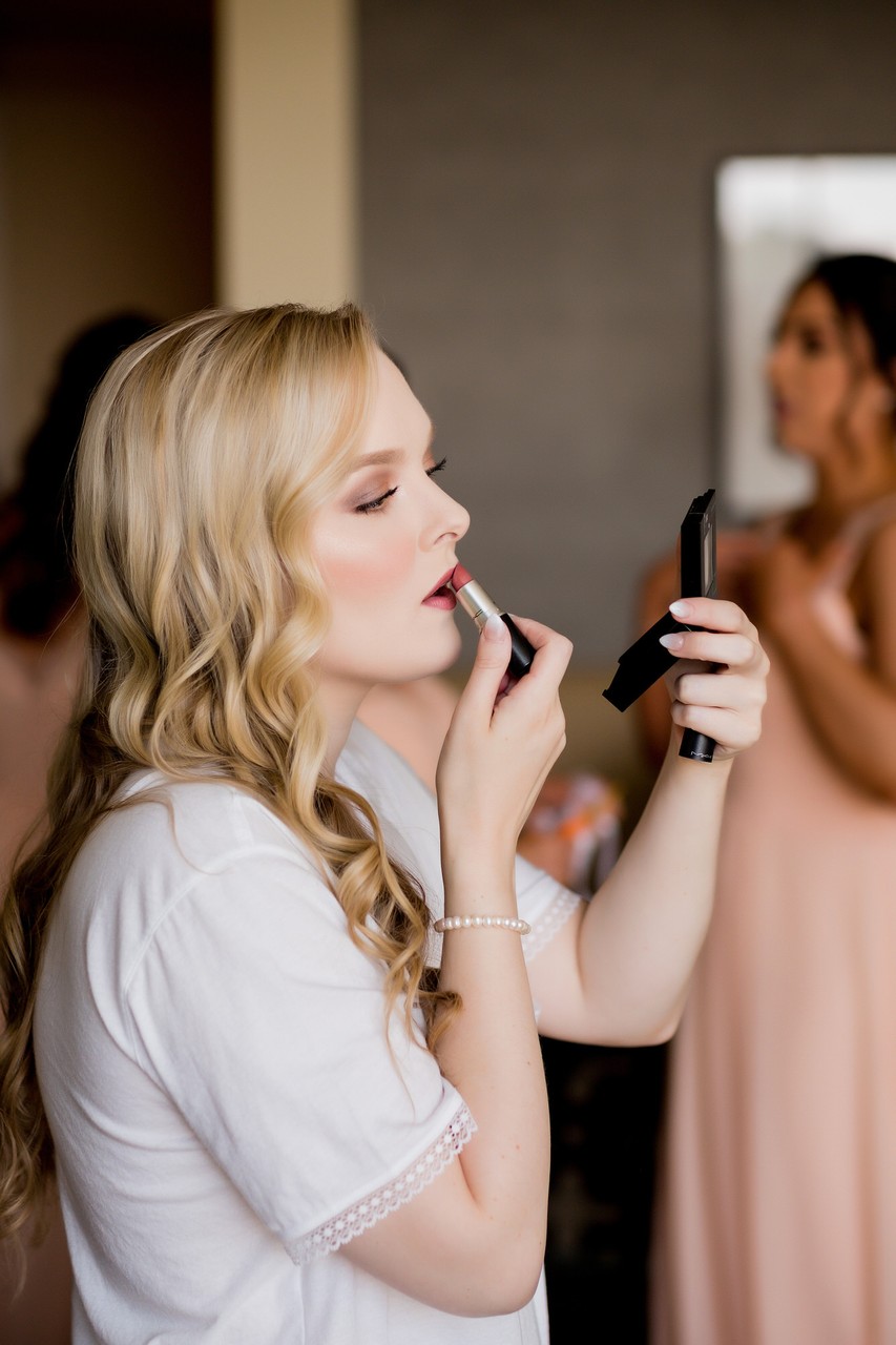 bride wedding lipstick pittsburgh