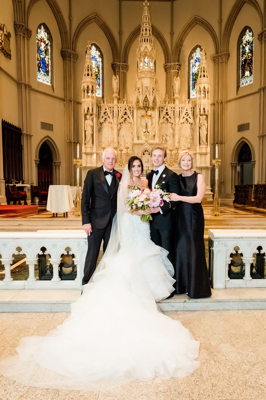 Formal Family Pictures in St. Paul Cathedral Pittsburgh