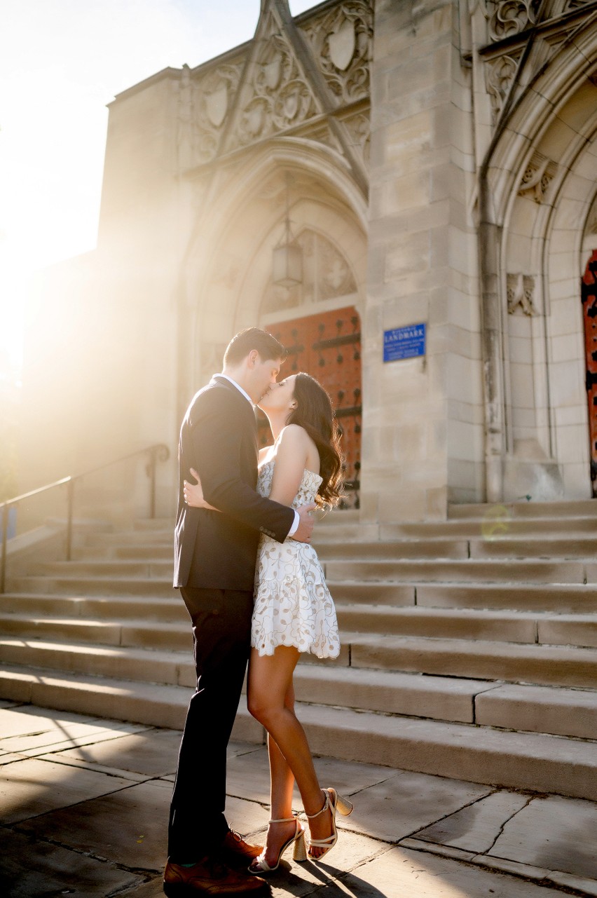 Stephen Foster Memorial PITT Campus Engagement Pics