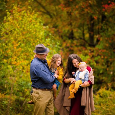 Pittsburgh fall family photo sessions